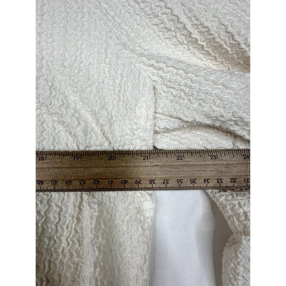 NEW Loft Long Sleeve Blouse‎ size XL White - Picture 6 of 7